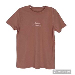 Zoe & Liv Choose Kindness Short Sleeve T-Shirt Size Medium